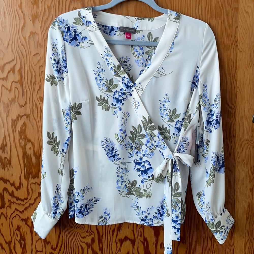 NWT • Vince Camuto • Wrap Blouse